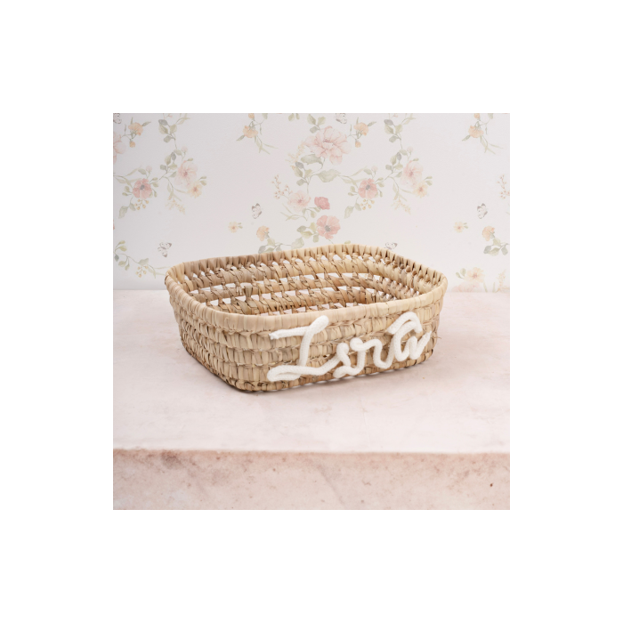 Panier en osier personnalisé Panier en osier personnalisé