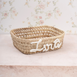 Panier en osier personnalisé