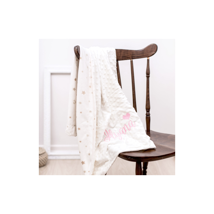 Couverture Pierre Cardin blanc cassé